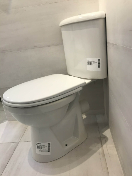 Унитаз-компакт Norm Wenkel 9854B099-7200 угловой с микролифтом