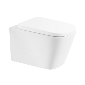 Унитаз подвесной BelBagno Albano BB120CHR+BB120SC безободковый, белый