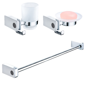 Набор AVS F83 Стакан с крючком+Мыльница+Полотенцедержатель 60