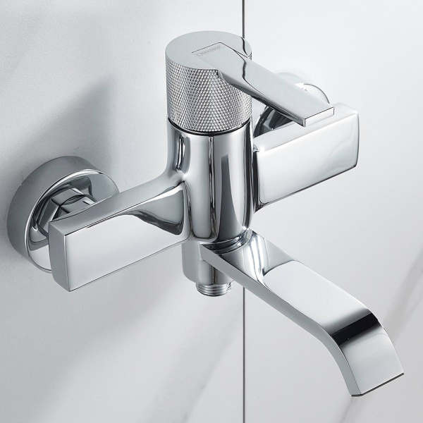 Смеситель для ванны с душем Maxonor Beauty PL3284 хром Смеситель для ванны с душем Maxonor Beauty PL3284 хром