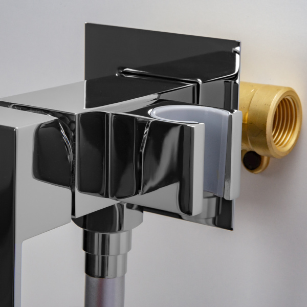 Гигиенический душ со смесителем AVS Cube хром Гигиенический душ со смесителем AVS Cube хром