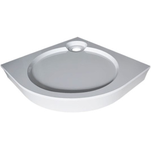 Поддон литьевой R550 выс+съемн панель+ножки Deluxe 100*100*16 R-White GuteWetter