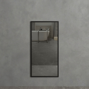 Зеркало AVS Опера 60х120 см, черное