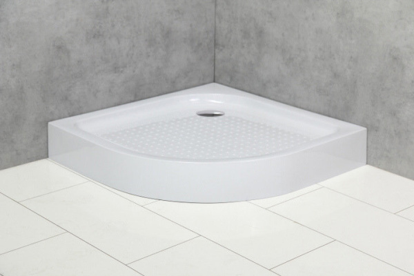 Поддон для душа BelBagno Tray 90x90 белый, четверть круга, акрил, с сифоном Поддон для душа BelBagno Tray 90x90 белый, четверть круга, акрил, с сифоном