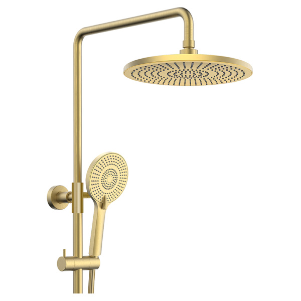 Душевая стойка с изливом AVS Elegant брашированное золото Душевая стойка с изливом AVS Elegant брашированное золото