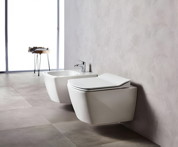 Унитаз подвесной Creavit Elegant EG321-00CB00E-0000 безободковый с биде