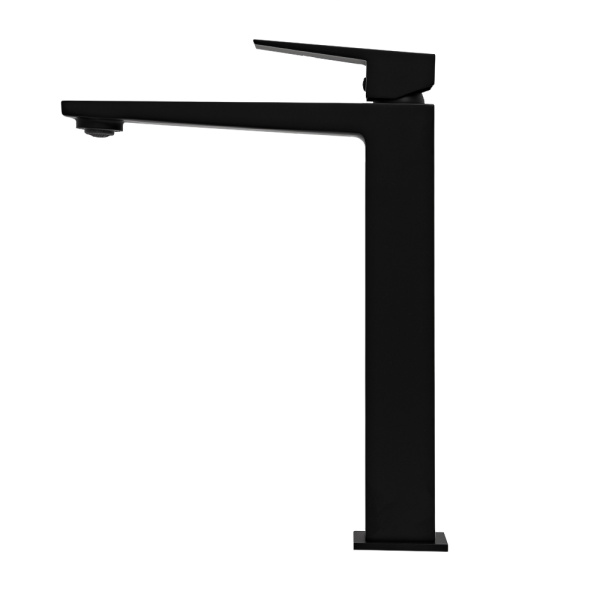 Смеситель для раковины AVS New Cube высокий, черный матовый Смеситель для раковины AVS New Cube высокий, черный матовый
