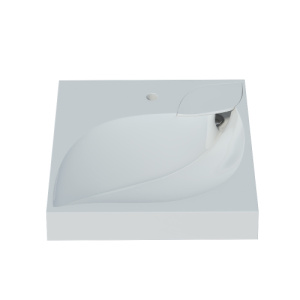 Раковина Madera List 4627173210553 60x60 белая с кронштейнами