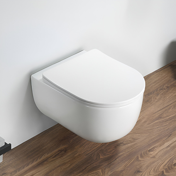 Унитаз подвесной AVS Диапазон безободковый, белый