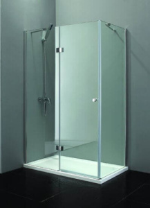 Душевой уголок Cezares Variante VERONA-W-AH-1-120/100-P-Cr-L 120x100 профиль хром, рифленое стекло