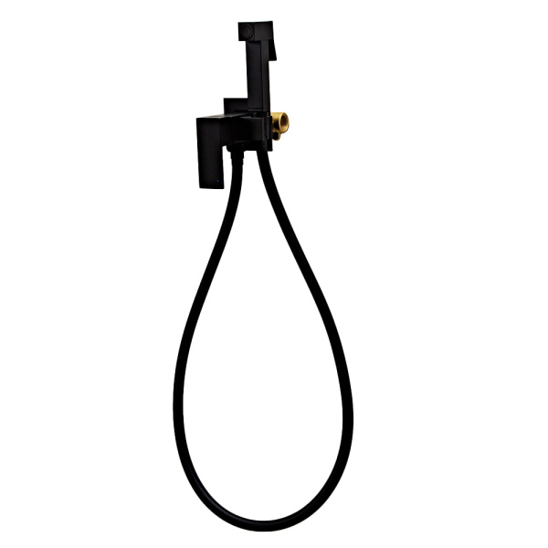 Гигиенический душ со смесителем AVS Cube черный матовый Гигиенический душ со смесителем AVS Cube черный матовый