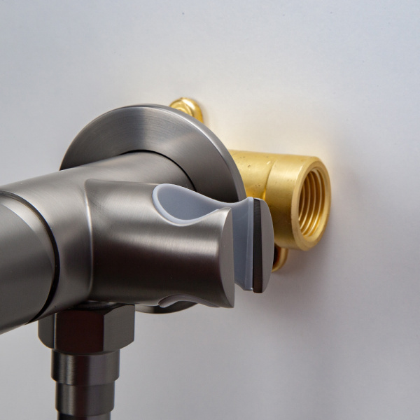 Гигиенический душ со смесителем AVS Elegant оружейная сталь Гигиенический душ со смесителем AVS Elegant оружейная сталь