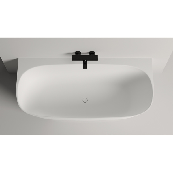 Ванна из искусственного камня Salini Sofia Wall S-Stone 170х85 белая матовая Ванна из искусственного камня Salini Sofia Wall S-Stone 170х85 белая матовая