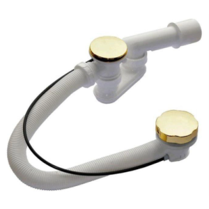 A55GOLD-RU-01 Сифон д/ван автомат 60 см ЗОЛОТО ALCAPLAST