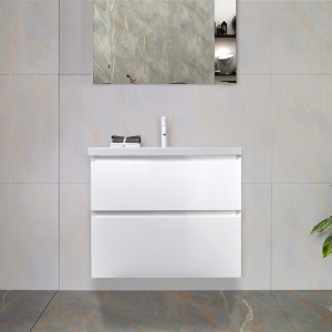 Тумба с раковиной AVS Гармония 60 белая (раковина 01 белая глянцевая)