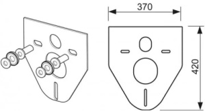 9200010 Прокладка звукоизол TECE