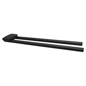 Полотенцедержатель AVS Neo, 46 см, черный, двойной, поворотный