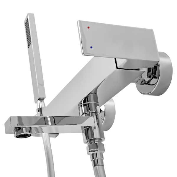 Смеситель для ванны с душем AVS Cube хром Смеситель для ванны с душем AVS Cube хром