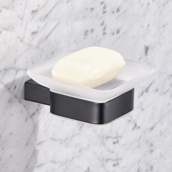 Мыльница подвесная AVS Swart с чашей, черный матовый Мыльница подвесная AVS Swart с чашей, черный матовый