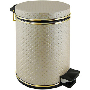 Ведро для мусора AVS бежевый 5 л