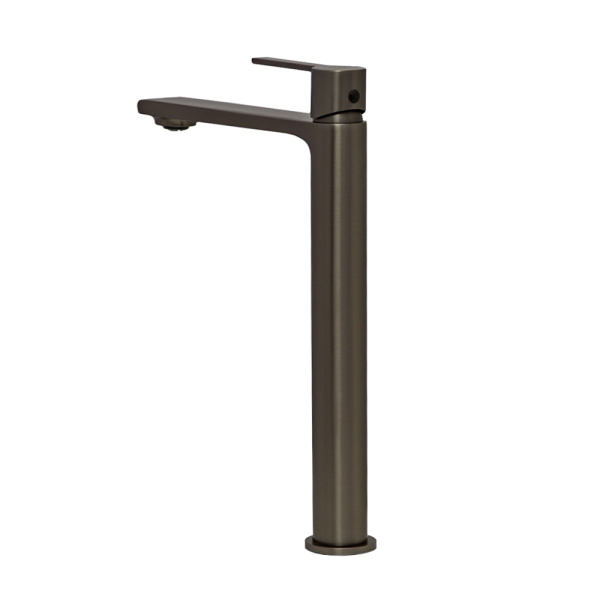 Смеситель для раковины AVS Elegant высокий, оружейная сталь