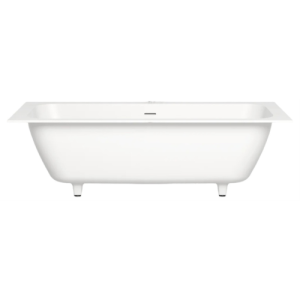 Ванна из искусственного камня Salini ORLANDO Axis Kit S-Stone 180x80 белая, с ножками и донным клапаном