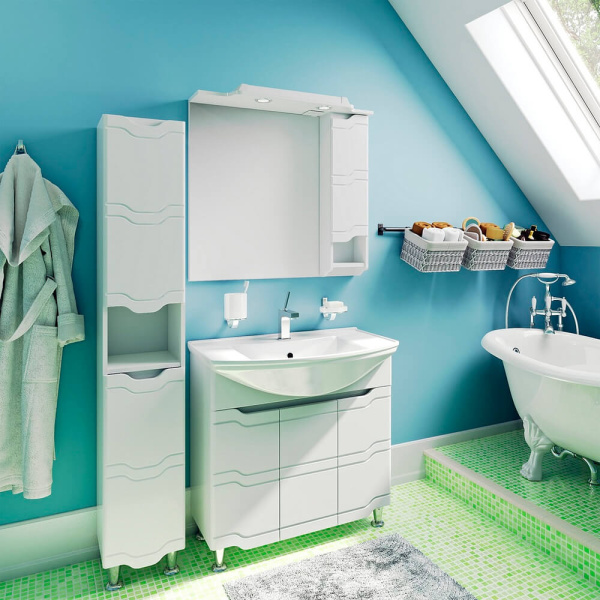 Тумба с раковиной Runo Стиль 00000001113+УТ000001523 85 см Тумба с раковиной Runo Стиль 00000001113+УТ000001523 85 см