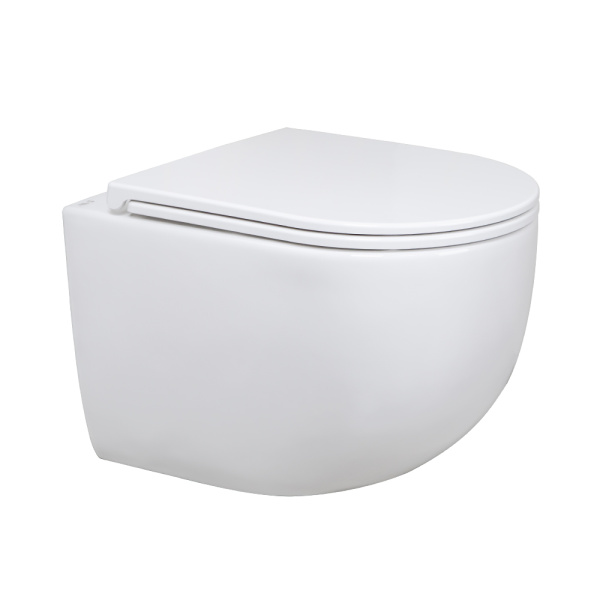 Унитаз подвесной AVS Спутник безободковый, белый Унитаз подвесной AVS Спутник безободковый, белый