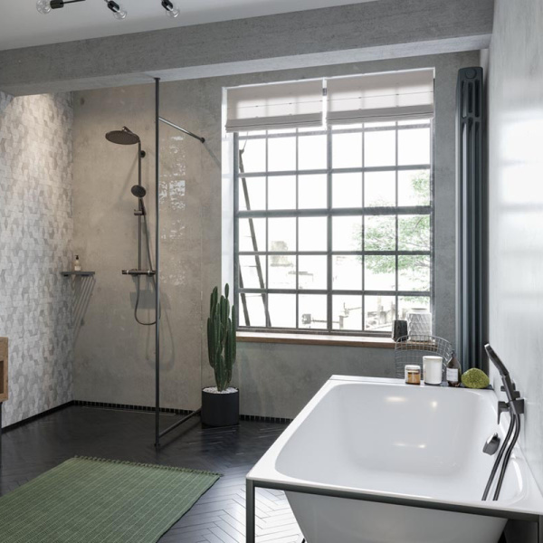 Душевая стойка Hansgrohe Croma Select S 26890340 черный хром Душевая стойка Hansgrohe Croma Select S 26890340 черный хром