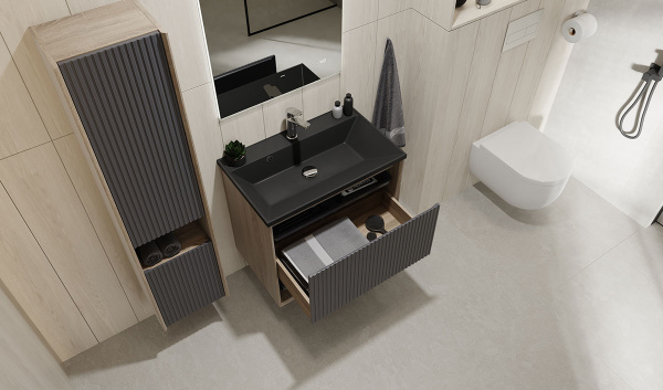 Тумба с раковиной Jorno Tossony 70 дуб самдал