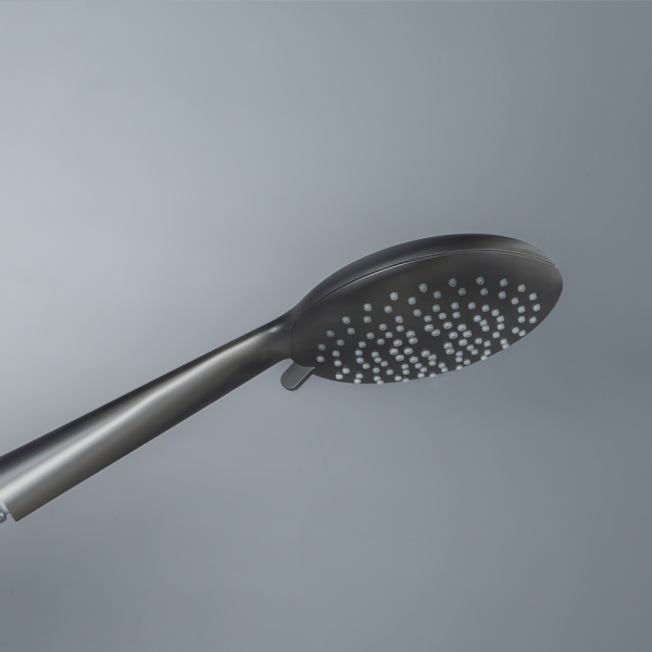 Душевой комплект AVS Termo 4в1 круглый, оружейная сталь