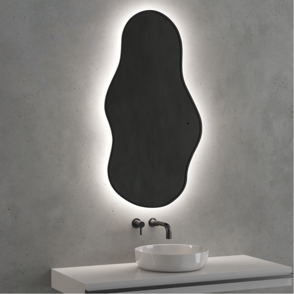 Зеркало AVS Силуэт 60х110 черный Зеркало AVS Силуэт 60х110 черный