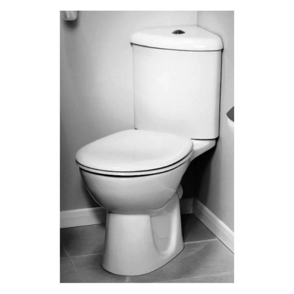 Унитаз-компакт VitrA Arkitekt 9754B003-7201 угловой с микролифтом