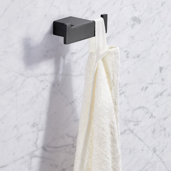 Крючок AVS Swart, черный матовый, двойной