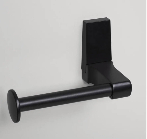 Держатель для туалетной бумаги Accoona A12505F-4 черный матовый Держатель для туалетной бумаги Accoona A12505F-4 черный матовый