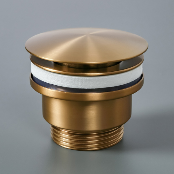 Донный клапан AVS универсальный, золото брашированное Донный клапан AVS универсальный, золото брашированное