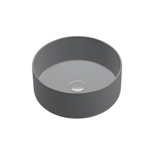 Раковина AVS Лилиан 36x36 серая матовая