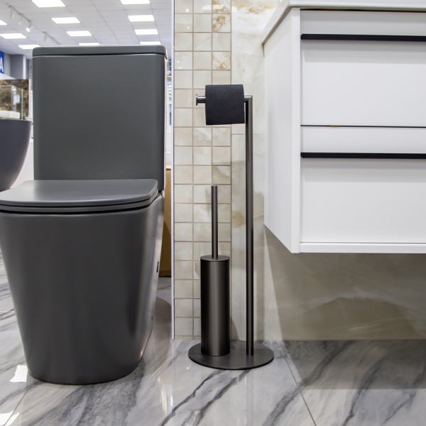 Стойка напольная 2 предмета Универсал AVS 827-001-GM оружейная сталь