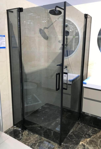 Душевой уголок Cezares Slider SLIDER-AH-2-90/100-100/110-GRIGIO-NERO 90-100х100-110 профиль черный, тонированное стекло Душевой уголок Cezares Slider SLIDER-AH-2-90/100-100/110-GRIGIO-NERO 90-100х100-110 профиль черный, тонированное стекло