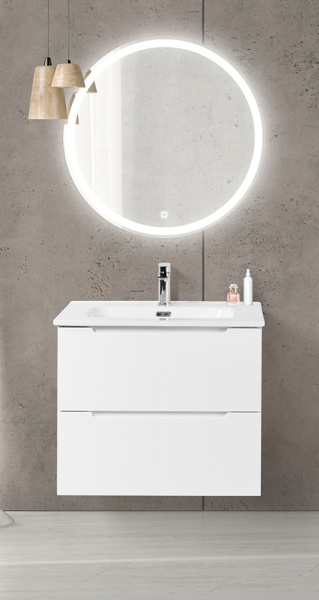 Тумба с раковиной BelBagno Etna 70 Bianco Lucido