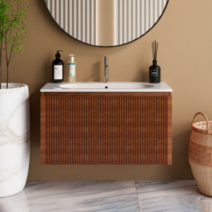 Тумба с раковиной AVS Форте 90 дуб