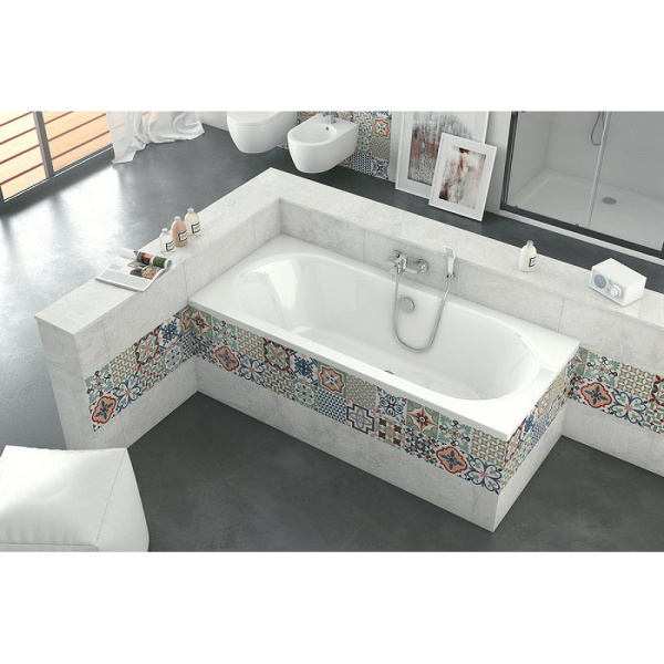 Акриловая ванна Excellent Oceana Slim 170x75 белая, без каркаса Акриловая ванна Excellent Oceana Slim 170x75 белая, без каркаса